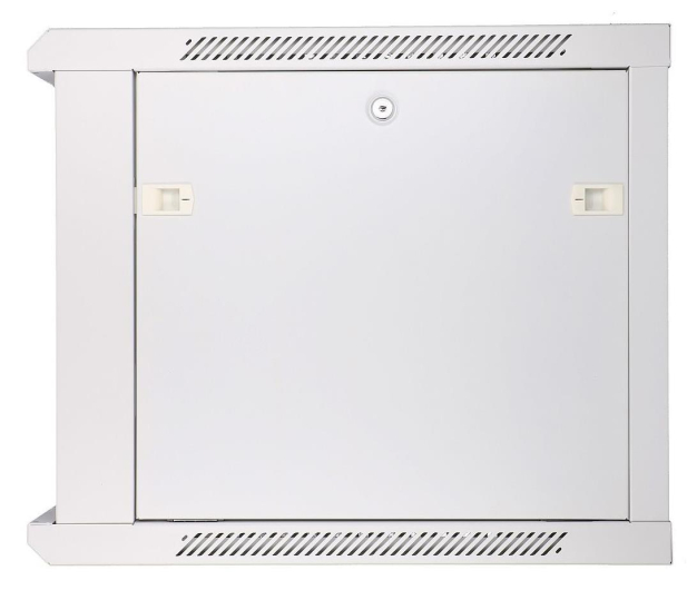 Extralink Szafka wisząca rack 9U 600x600 szara szklane drzwi EX.8581 - 489305 - zdjęcie 2